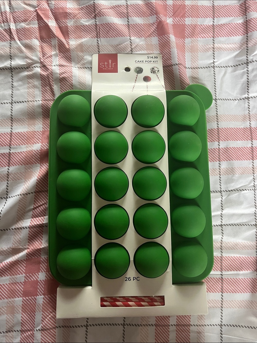 Stir Holiday Green Silicone Cake Pop Kit - 26 PC